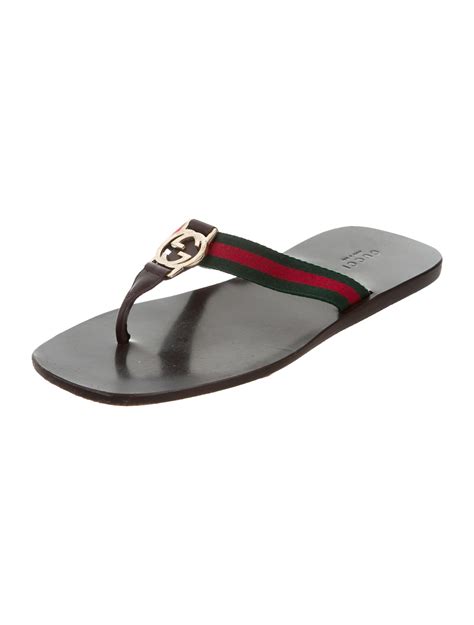 gucci women's gg web thong sandals stores|Gucci thong sandals women's.